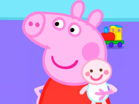 თამაში Jigsaw Puzzle: Peppa Pig New Baby  ონლაინ