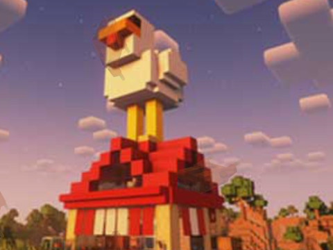 თამაში Minecraft Lava Chicken 2  ონლაინ