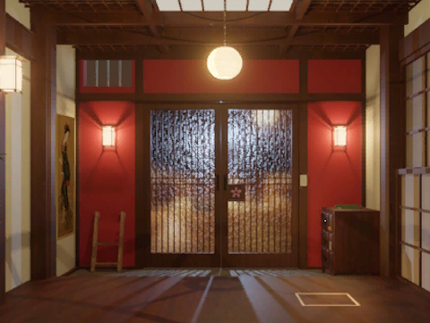 თამაში Sakura Falling Hot Spring Inn  ონლაინ
