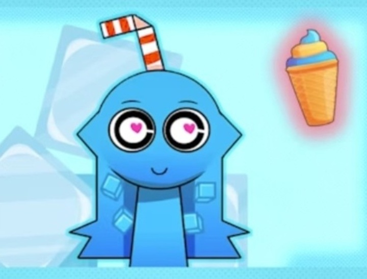 თამაში Sprunki Ice Mod Aqua  ონლაინ