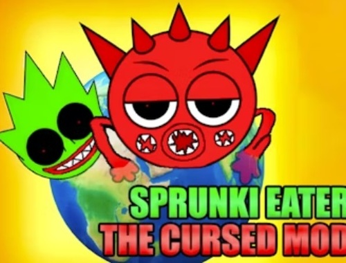 თამაში Sprunki eater დაწყევლილი mod  ონლაინ