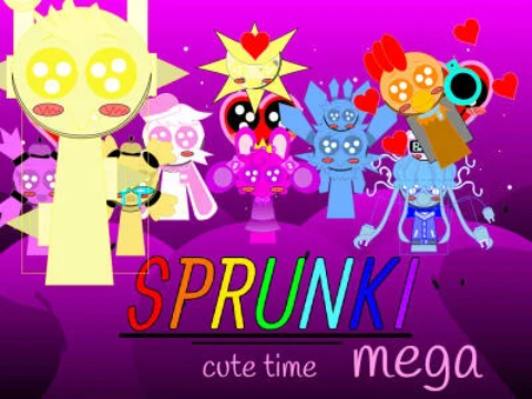 თამაში Sprunki cute time mega !!!  ონლაინ