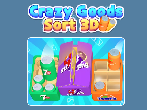 თამაში Crazy Goods დალაგება 3D  ონლაინ