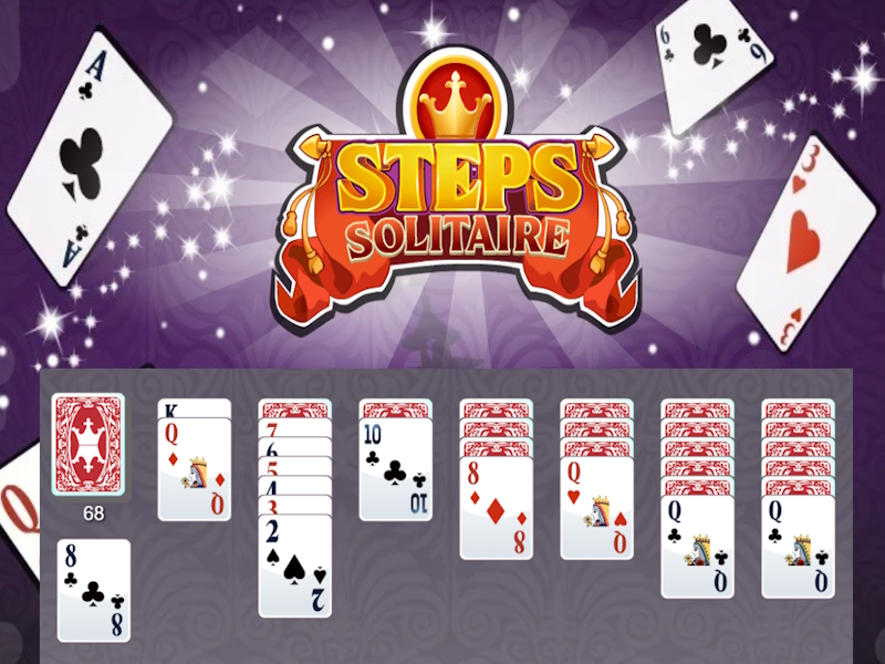 თამაში ნაბიჯები solitaire ონლაინ