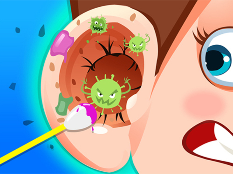 თამაში Earwax კლინიკა ონლაინ
