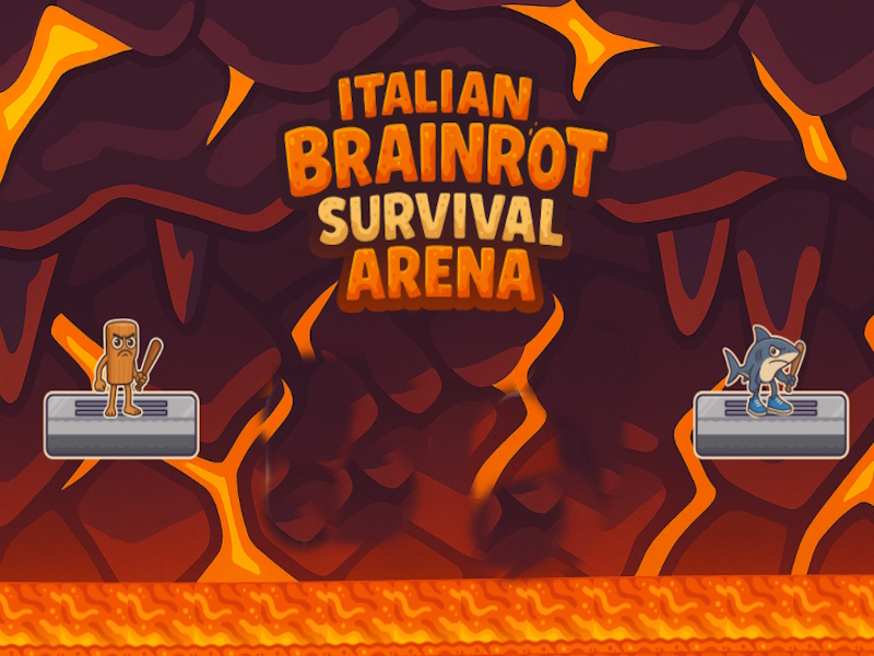 თამაში იტალიური Brainrot Survival Arena ონლაინ