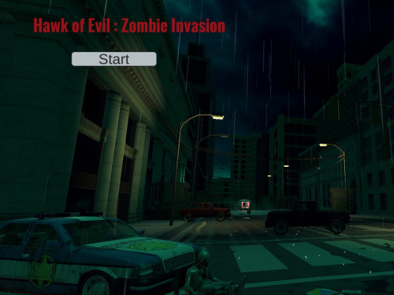 თამაში Hawk of Evil Zombie Invasion ონლაინ