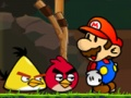 თამაში Mario vs Angry Birds  ონლაინ