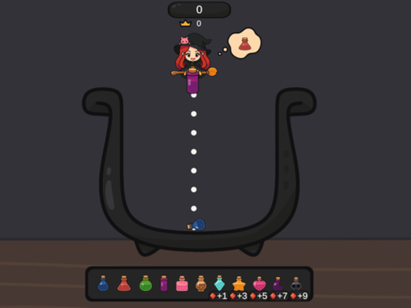 თამაში Potion Merge Witch ონლაინ