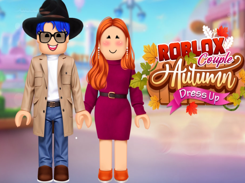 თამაში Roblox წყვილი შემოდგომის ჩაცმის ონლაინ