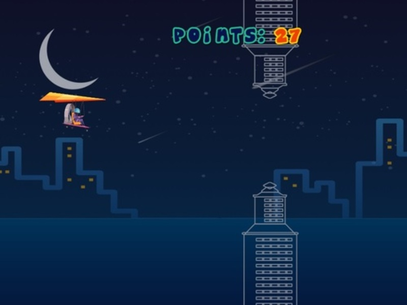 თამაში Midnight Sky Runner ონლაინ