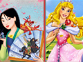 თამაში Mulan და Aurora ონლაინ