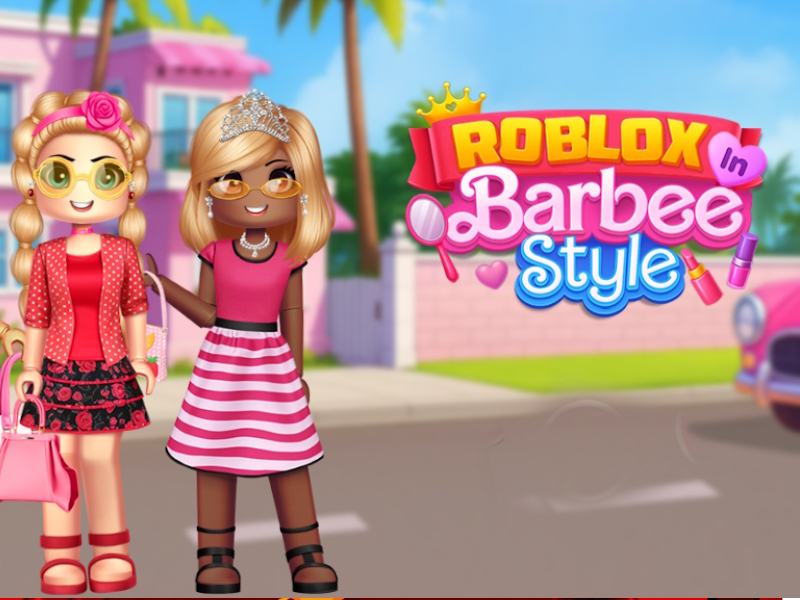 თამაში Roblox in Barbie სტილში ონლაინ