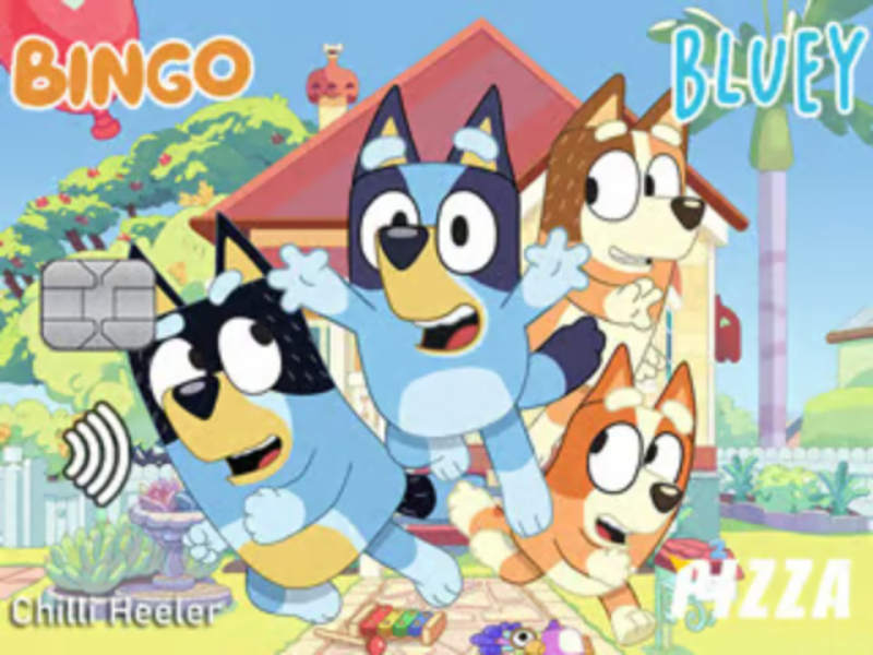 თამაში Jigsaw Puzzle: Bluey საკრედიტო ბარათი ონლაინ