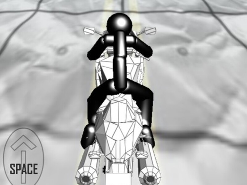 თამაში Stickman zombie მოტოციკლეტის რბოლა ონლაინ
