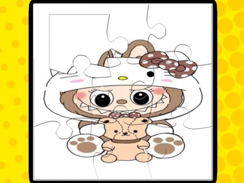თამაში Labubu Jigsaw თავსატეხები საბავშვო თამაშისთვის ონლაინ