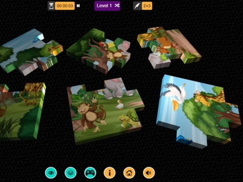 თამაში 3D jigsaw თავსატეხი ონლაინ