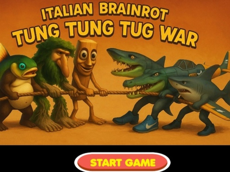 თამაში იტალიური Brainrot Tung Tung Tug War ონლაინ