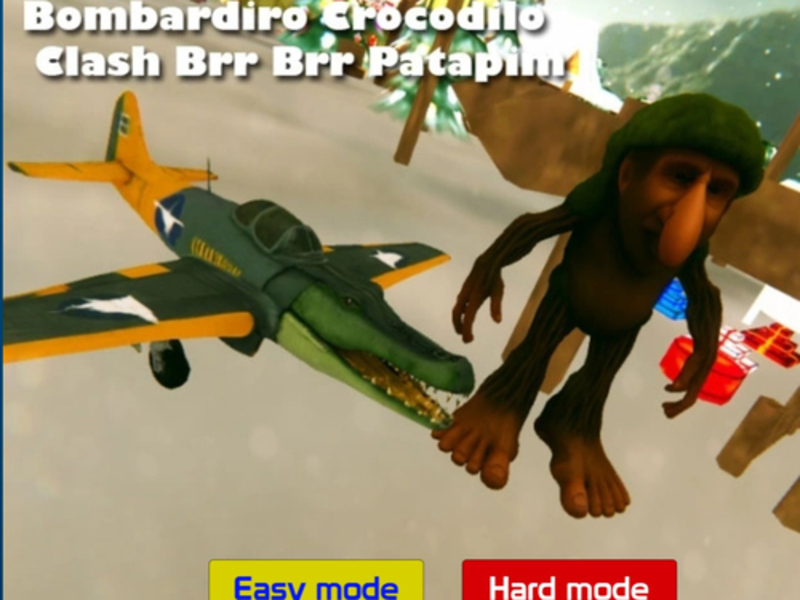 თამაში Bombardiro Crocodilo Clash Brr Brr Patapim ონლაინ