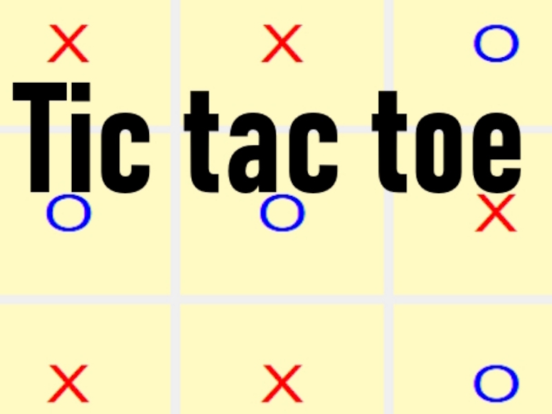 თამაში Tic tac toe ონლაინ