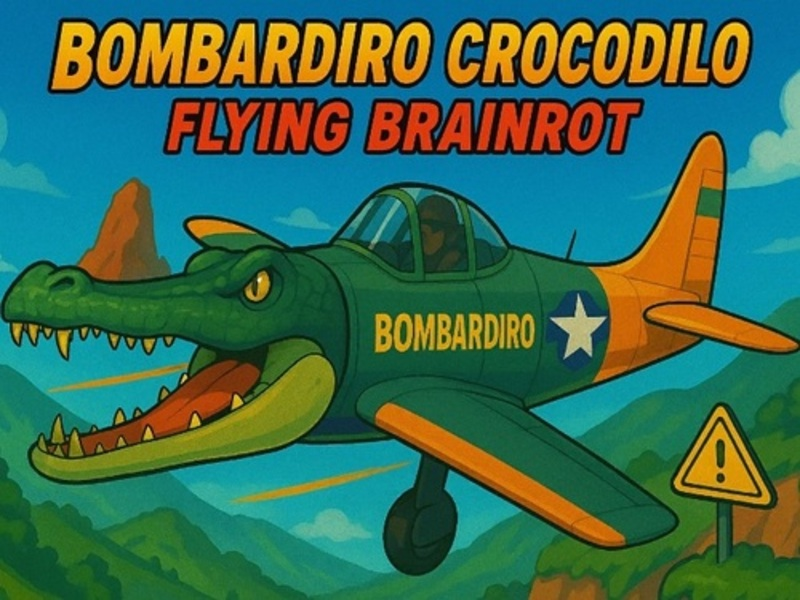 თამაში Bombardiro Crocodilo მფრინავი Brainrot ონლაინ