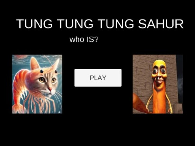 თამაში Tung Tung Tung Sahur ვინ არის? ონლაინ
