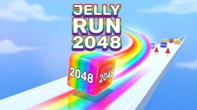 თამაში Jelly Run 2048 ონლაინ